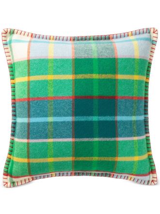 Johnstons of Elgin double-face wool cushion - unisex - Lambs Wool - One Size - Green