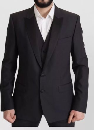 Dolce & Gabbana wool silk single breasted blazer