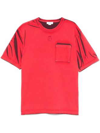 ★Alexander Mcqueen★ Red Graffiti Point Short Sleeve Tee MUSINSA | ALEXANDER McQUEEN Red Graffiti Point Short Sleeve