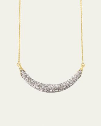 Alexis Bittar Solanales Crystal Crescent Necklace