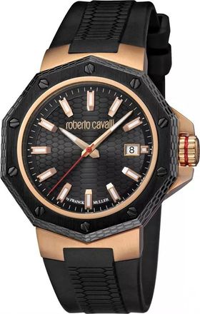 Roberto Cavalli by Franck Muller Quartz Black Dial Mens Watch FMLFAV-IFABC-FM020