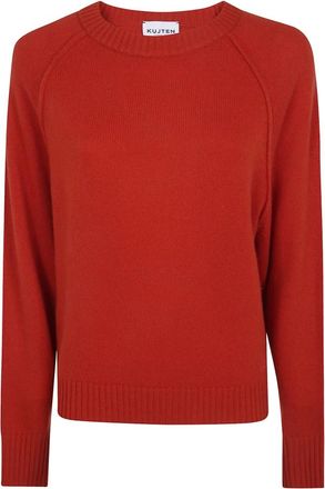 Kujten Kujten, Truien & Vesten, Dames, Rood, M, Cashmere Truien