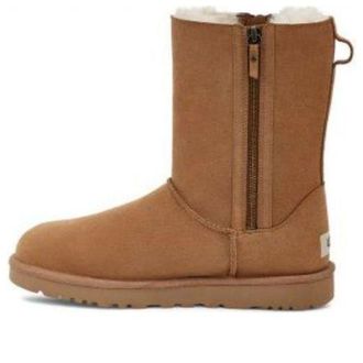 UGG (WMNS) UGG Classic Short Zip Light Brown 1153490-CHE