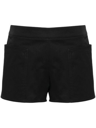 Max Mara Shorts con vita media - Nero