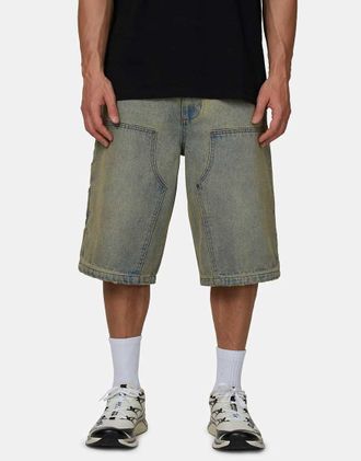 Good For Nothing Pantaloncini ampi in denim color blu slavato