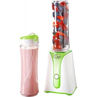 Quest Personal Blender With 2 X 600ml Bottles - Green | TJ Hughes