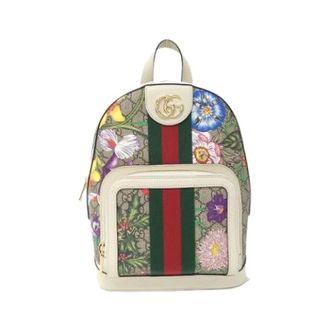 Gucci Pre-owned Backpacks, female, Multicolor, Size: ONE SIZE Pre-owned Canvas Backpack