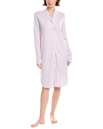 Hanro Hanro Natural Comfort Button Front Gown