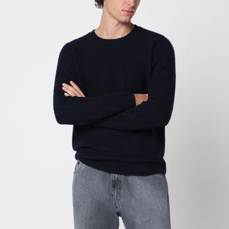 Drumohr Navy blue lambswool sweater