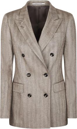 Tagliatore Blazers - Dames - Blazers - Bruin - L - Jassen