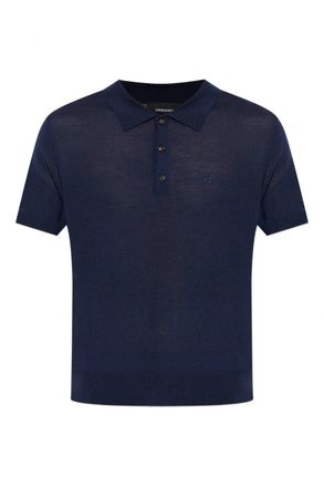 Dsquared2 KNITTED POLO Size: XL, colour: NAVY