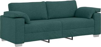 vidaXL Sofa Dark Green 219 x 77 x 82 cm Fabric vidaXL