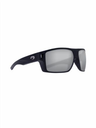 Costa Mens Diego Matte Sunglasses In Black,grey,silver Tone