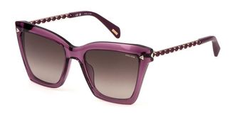 Police SPLN62 SPHINX 1 09PX Womens Sunglasses Purple Size 52