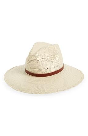 Janessa Leoné Judith Straw Hat in Natural at Nordstrom, Size X-Large