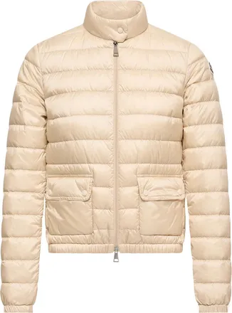 Moncler Moncler Lans Packable Short Down Jacket, Women, Beige, Size: 00