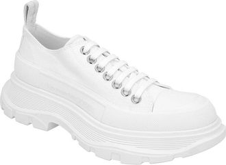 Alexander McQueen Alexander Mcqueen Womens Canvas Tread Sneaker, Never Worn (Authentic Pre- Loved)