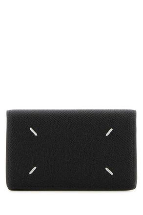 Maison Margiela Black Leather Card Holder