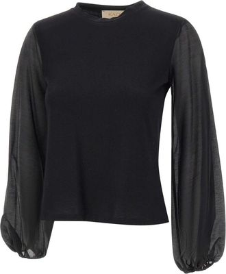 Kaos Kaos, Dames, Blouses & Shirts, Zwart, Maat: XL Katoen