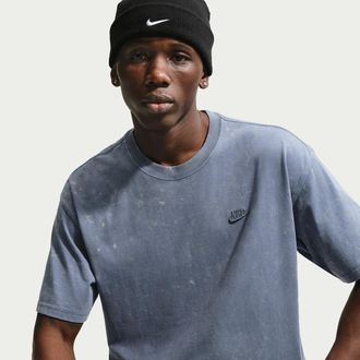 Nike Mens Nike Sportswear Short-Sleeve T-Shirt in Blue | IR4529-491