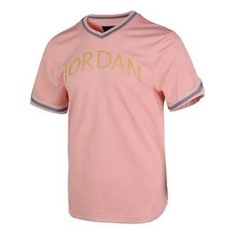 Air Jordan Alphabet Sports Short Sleeve T-Shirt Mens Pantone Color AV0183-623