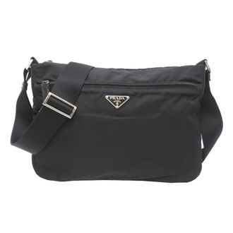 Prada Black Nylon Shoulder Bag (Pre-Owned)