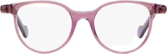 Moncler ML5032 Oval Acetate Eyeglasses - Pink