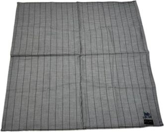 Celine Pre-owned Vintage Checked Scarf - unisex - Vintage Accessoires - Grijs - ONE Size - Katoen - Vintage