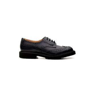 Trickers Daniel Veterschoen - Heren - Veterschoenen - Zwart - 41 EU - Leer - Schoenen