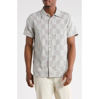 Hurley Yarn Due Textured Short Sleeve Shirt in Iguana at Nordstrom Rack, Size X-Large