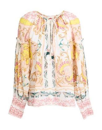 Farm Rio MARITIME MAGIC OFF-WHITE BLOUSE