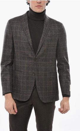 Corneliani CC COLLECTION District Check RIGHT Virgin Wool Blazer size 50