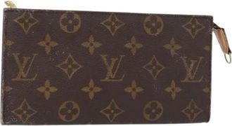 Louis Vuitton Pre-owned Clutches, female, Brown, Size: ONE SIZE Pre-owned Canvas louis-vuitton-bags