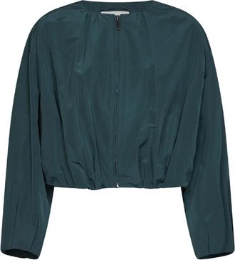 Max Mara Jassen, Dames, Groen, S, Katoen, Butterfly Bomberjack