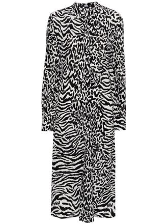 Karl Lagerfeld KARL animal-print shirt dress - Black