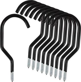 OEM Juego De 10 Ganchos Est&aacute;ndar De Acero Inoxidable Para Guardar Bicicletas