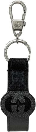 Gucci Pre-owned Sleutelhanger - unisex - Vintage Accessoires - Zwart - ONE Size - Leer - Vintage