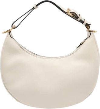 Fendi Pre-owned Vintage Schoudertas - Dames - Vintage Schoudertas - Wit - ONE Size - Leer - Vintage