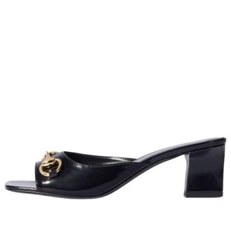 Gucci (WMNS) Gucci Signora Slide Sandal Black 870730-CLG00-1000