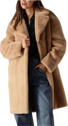 Stand Studio Stand Studio, Dames, Jassen, Beige, Maat: XS Poliester