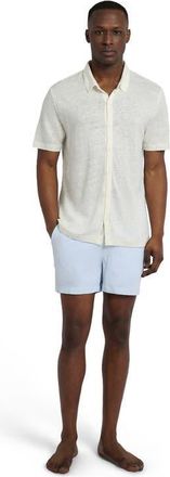 Onia Dylan Linen Shirt in White at Nordstrom, Size Xx-Large S