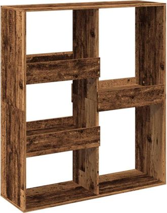 vidaXL Vidaxl - Separador de ambientes madera envejecida 100x33x115 cm