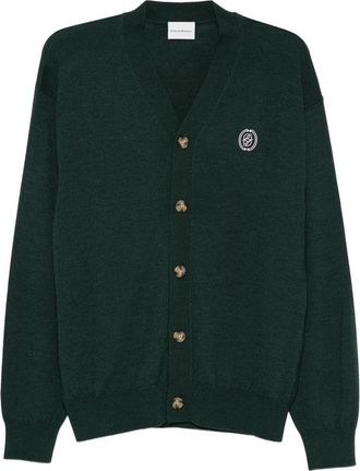 Dr&ocirc;le de Monsieur Logo-embroidered Cardigan