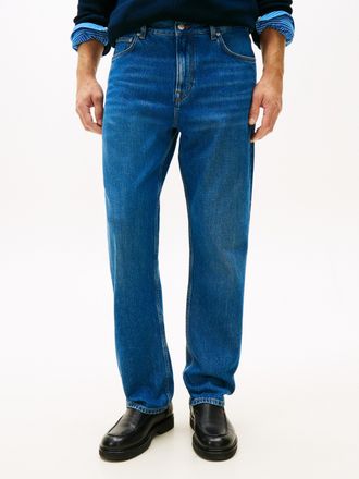 Tommy Hilfiger Relax-fit-Jeans TOMMY HILFIGER RIVER, Herren, Gr. 31, L&auml;nge 34, dash blau, Denim/Jeans, Obermaterial: 100% Baumwolle, relaxed fit, Jeans Relax-fit-Jea