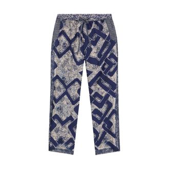 Pierre-Louis Mascia Dames, Broeken, Blauw, Maat: XS Zijde