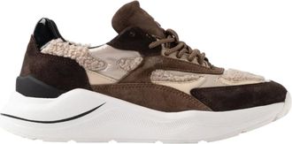 D.A.T.E. D.a.t.e., Dames, Schoenen, Bruin, Maat: 39 EU Su&egrave;de