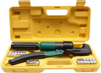 OEM Herramienta De Crimpado Hidr&aacute;ulica, Fuerza De 60 Kn, Compatibilidad Con M&uacute;ltiples Matrices, Color Verde