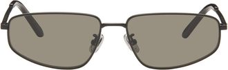 Retro Superfuture ISEDRA BLACK EU1 Mens Sunglasses Black Size 59