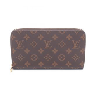 Louis Vuitton Brown Monogram Coated Canvas Long Wallet (Bi-Fold) (Pre-Owned)