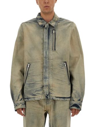 Rick Owens Jacket With Concealed Zipper